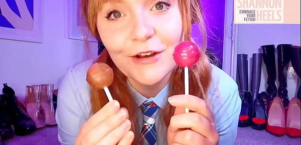  TASTING MY ASSHOLE   PUSSY WITH YUMMY LOLLIPOPS - Shannon Heels